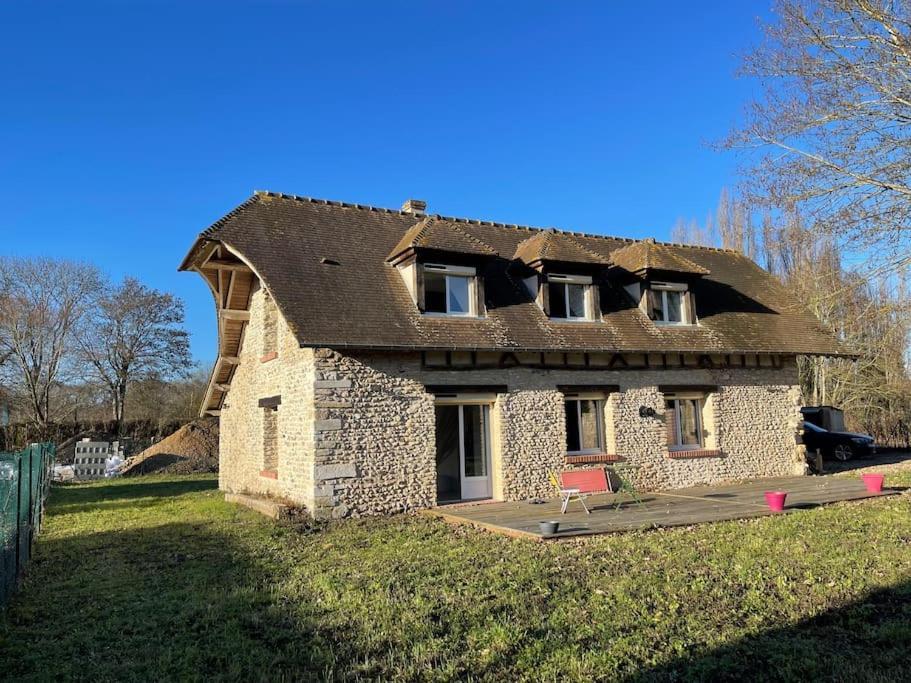 Maison Ancienne Vallee De L'Eure Villa Hardencourt-Cocherel Luaran gambar